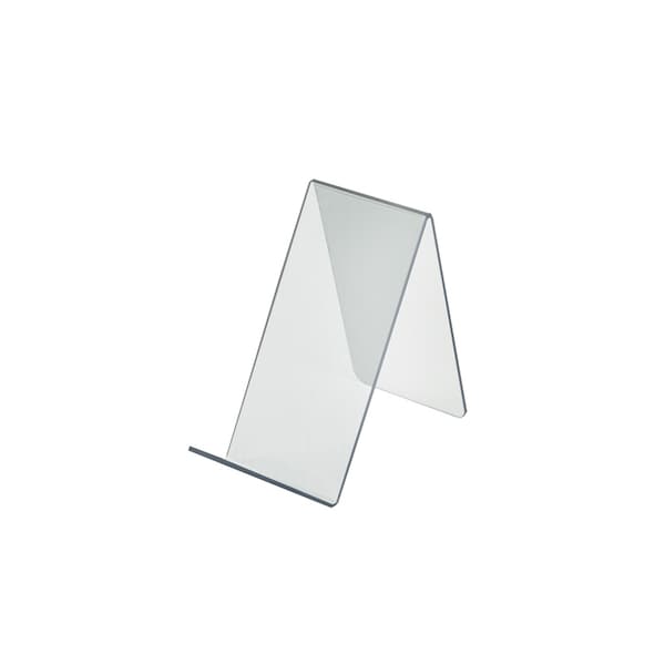 3.5"W x 7.5"D x 6.5"H Easel Display. Front Lip: 1.75"H, PK10